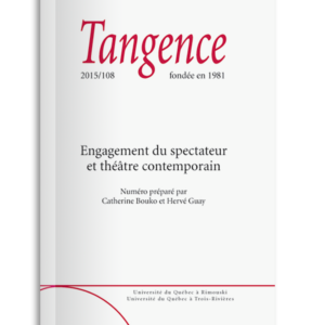 n° 108 / Engagement du spectateur et théâtre contemporain