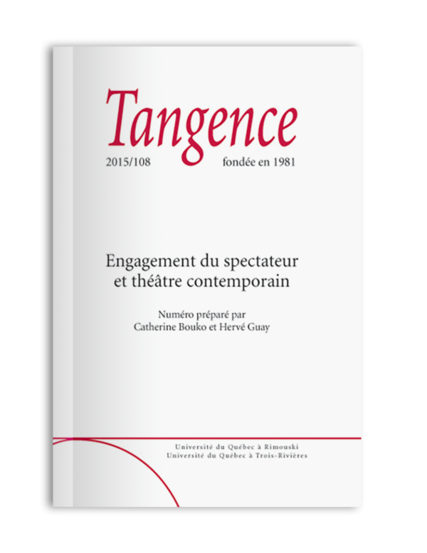 n° 108 / Engagement du spectateur et théâtre contemporain