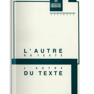 n° 30 / L'autre du texte