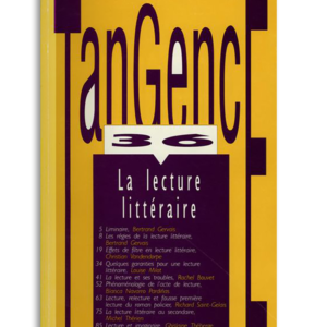 n° 36 / La lecture littéraire