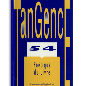 n° 54 / Poétique du Livre