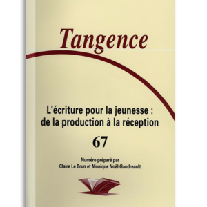 n° 67 / L'écriture pour la jeunesse : de la production à la réception