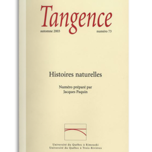 n° 73 / Histoires naturelles