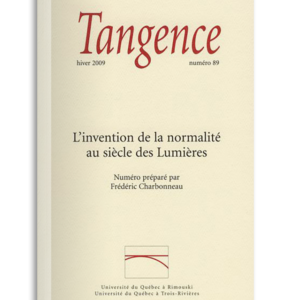 n° 89 / L'invention de la normalité au siècle des Lumières