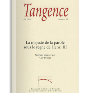 n° 93 / La majesté de la parole sous le règne de Henri III