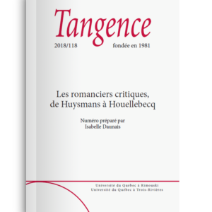 n° 118 / Les romanciers critiques, de Huysmans à Houellebecq