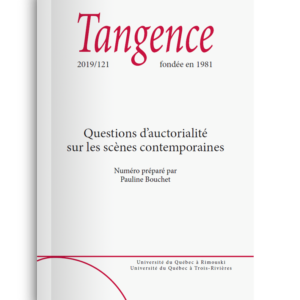 n° 121 / Questions d’auctorialité sur les scènes contemporaines